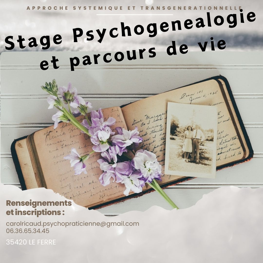 Stage psychogenealogie Carol Ricaud