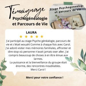 temoignange stage psychogenealogie Carol Ricaud 2