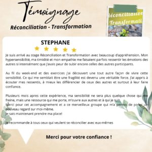 Reconciliation et Transformation Carol Ricaud 5