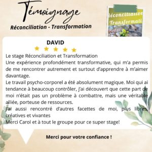 Reconciliation et Transformation Carol Ricaud 4